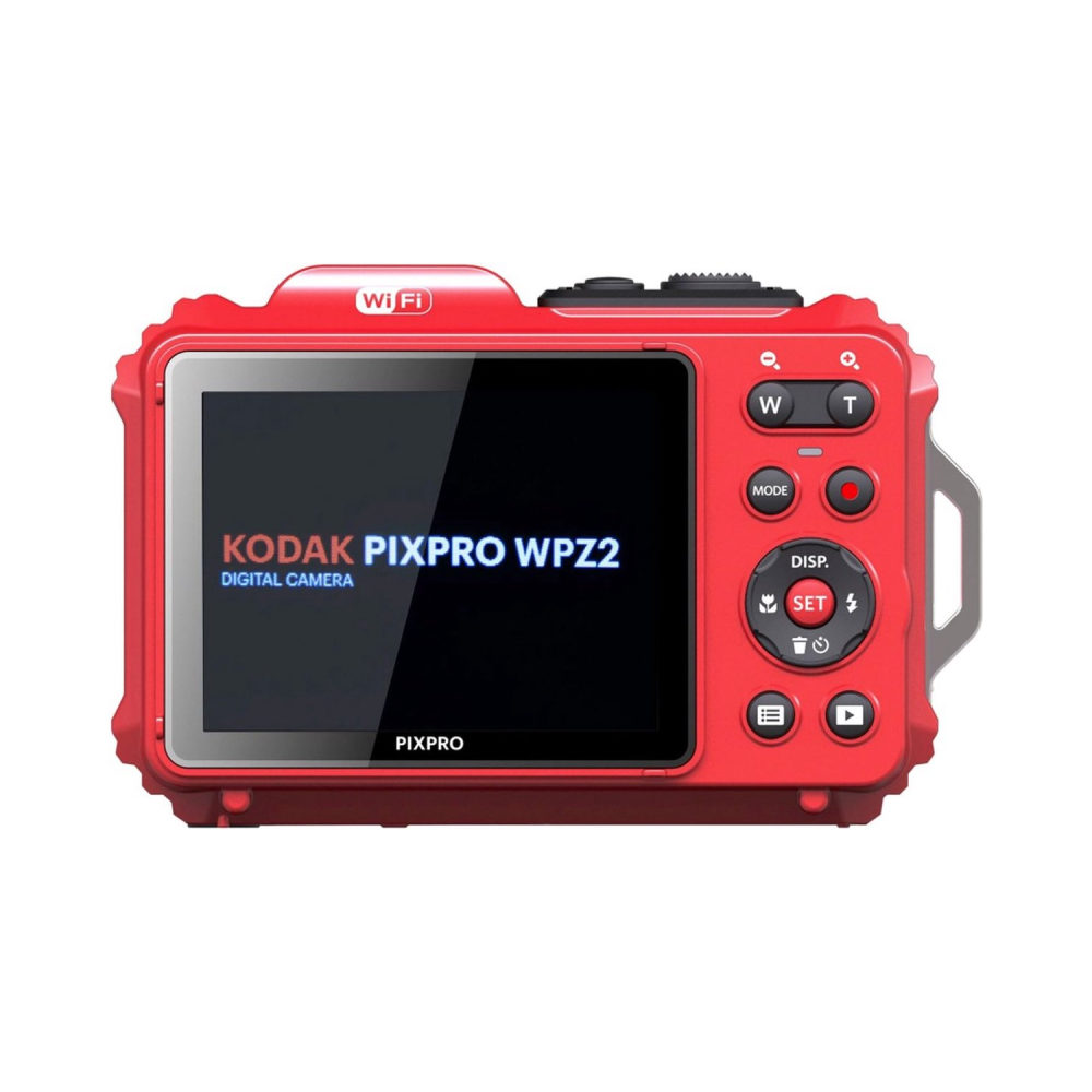 Kodak Waterproof WPZ2, 4x Zoom, WiFi, Rood