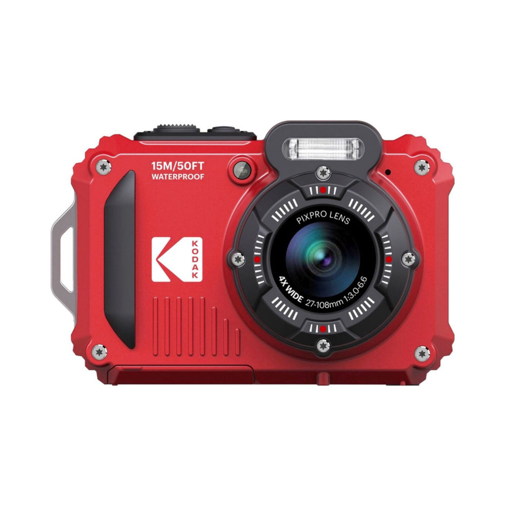 Kodak Waterproof WPZ2, 4x Zoom, WiFi, Rood