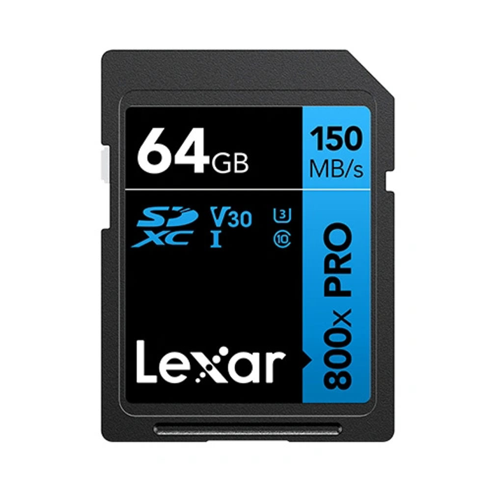 Lexar SDXC 800x PRO Blue Series 64GB UHS-1 V30 