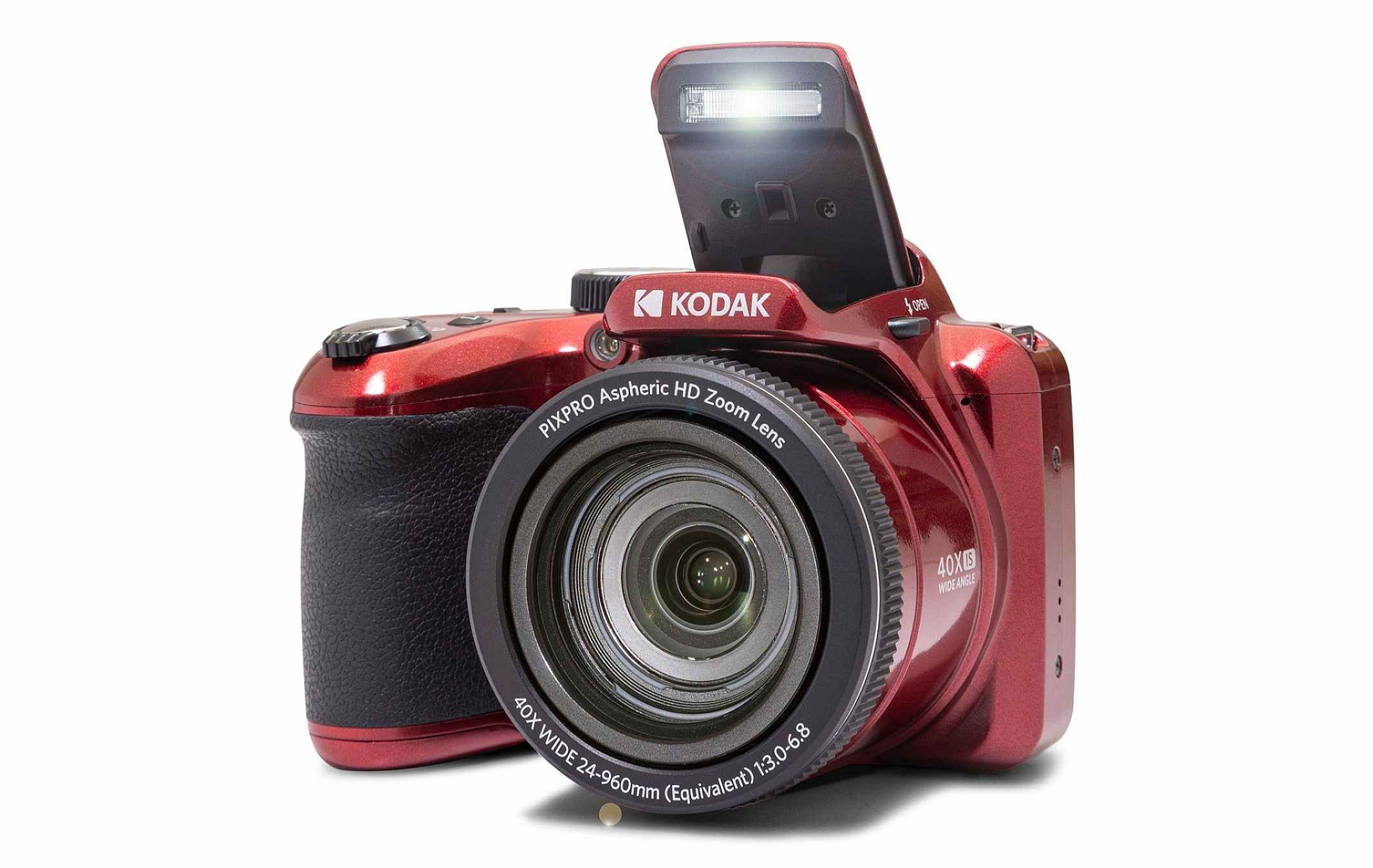 Kodak Pixpro AZ405 40x zoom camera rood